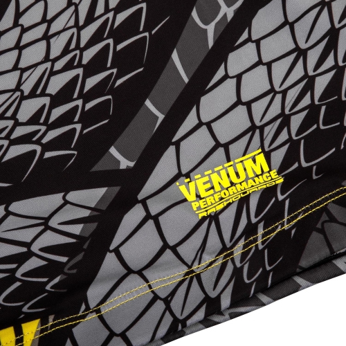 Рашгард Venum Snaker Rashguard Short Sleeves Black Yellow розмір