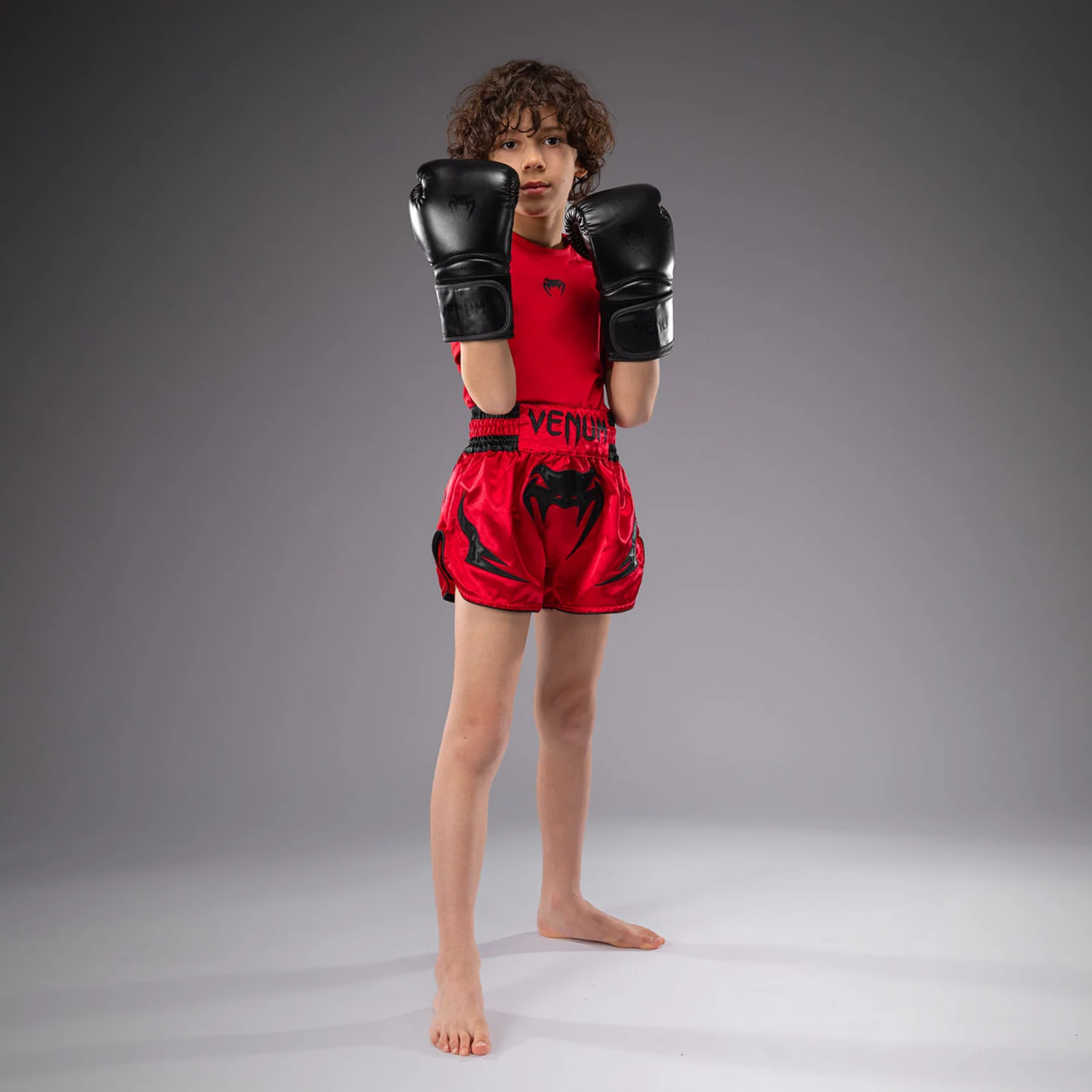 Venum Inferno Kids Muay Thai shorts Cherry Red  original