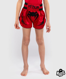 Дитячі шорти Venum Inferno Kids Muay Thai shorts Cherry Red 