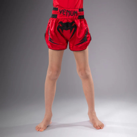 Детские шорты Venum Inferno Kids Muay Thai shorts Cherry Red