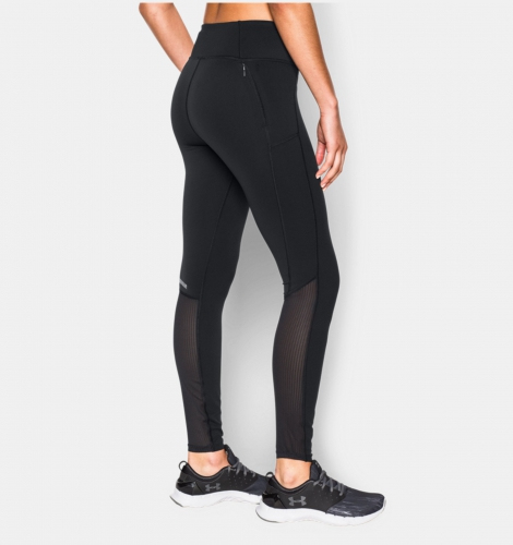Жіночі компресійні легінси Under Armour HeatGear Compression Fly By Leggings Black купити
