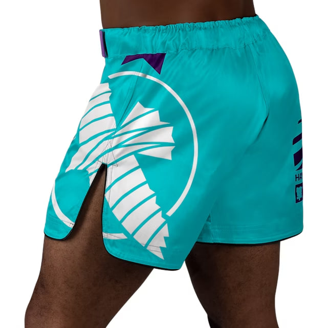 Шорты для MMA Hayabusa Icon Mid-Thigh MMA Shorts Teal White цена