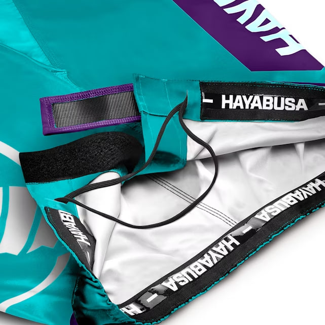 Шорты для MMA Hayabusa Icon Mid-Thigh MMA Shorts Teal White фото