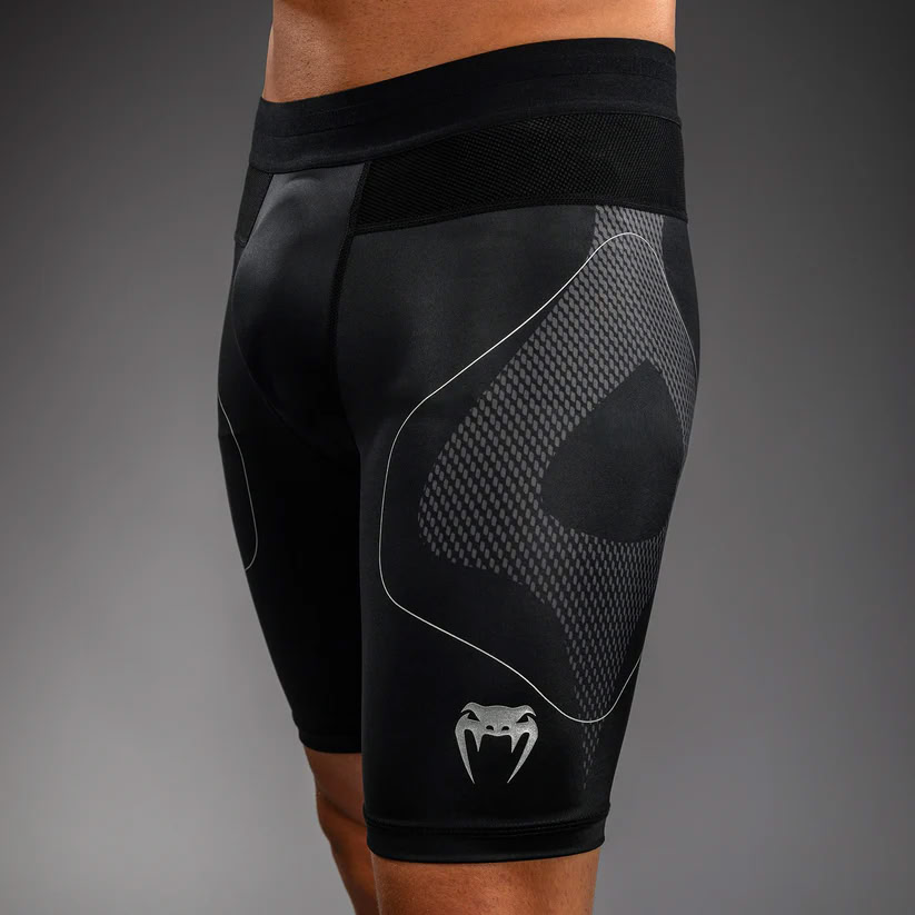 Компресійні шорти Venum Nexus Vale Tudo Shorts Black Silver розмір