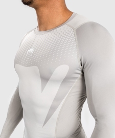 Рашгард з довгим рукавом Venum Attack Longsleeve Rashguard Greige фото