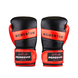 Боксерские перчатки Peresvit Momentum Boxing Gloves Black Metalic Orange, Фото № 2