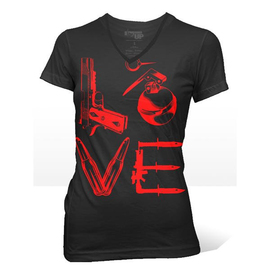 Женская футболка Ranger Up Black Love