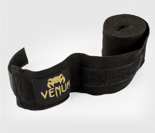 Venum Kontact Boxing Handwraps - 4m Black Gold price