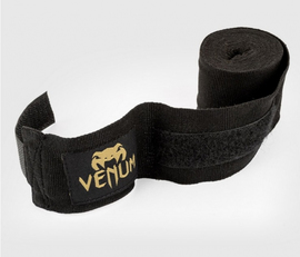 Боксерские бинты Venum Kontact Boxing Handwraps - 4m Black Gold, Фото № 3