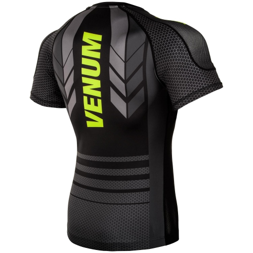Рашгард Venum Technical 2.0 Rashguards Short Black Yellow фото