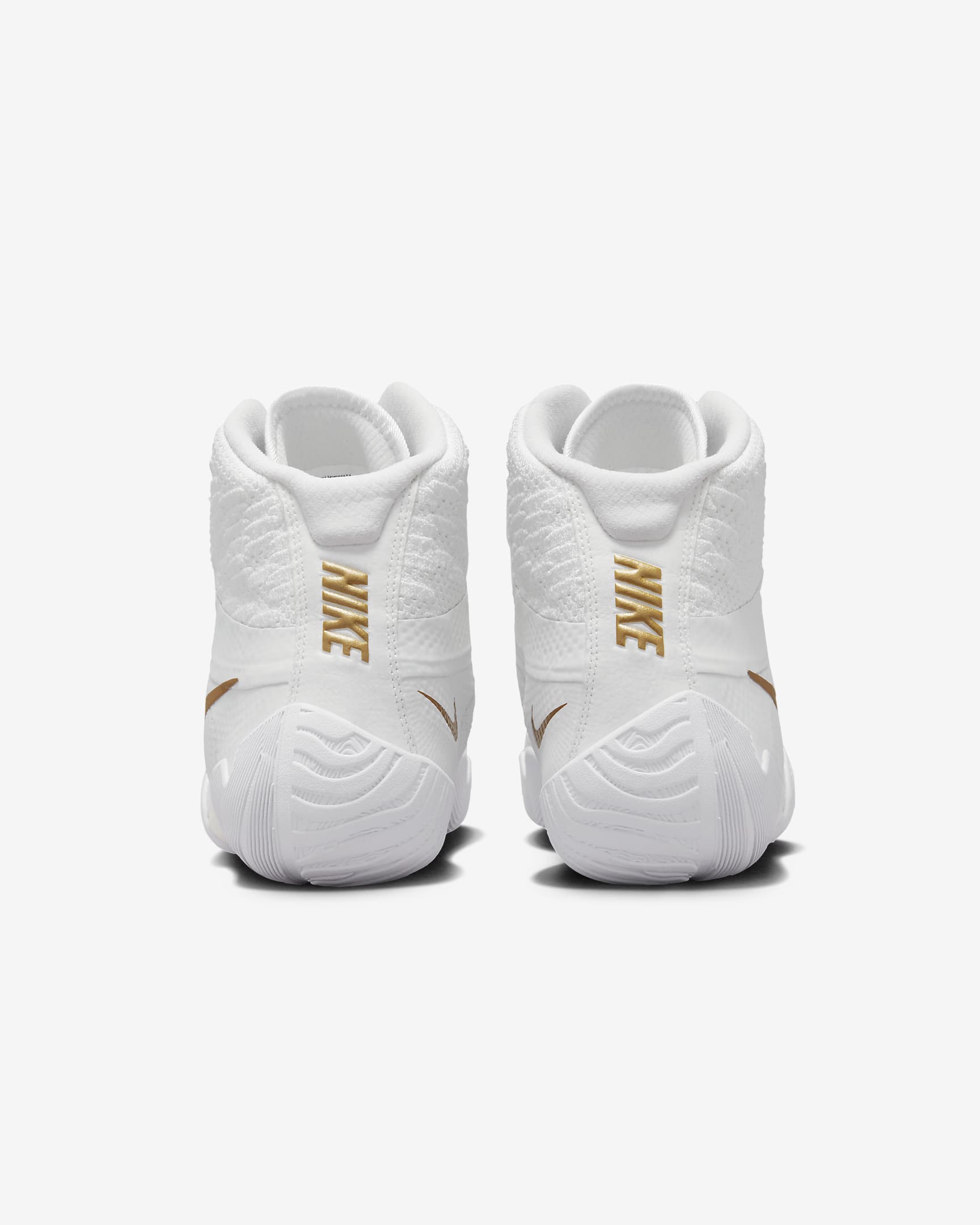 Борцовки Nike Tawa Wrestling Shoes White Metallic Gold оригинал