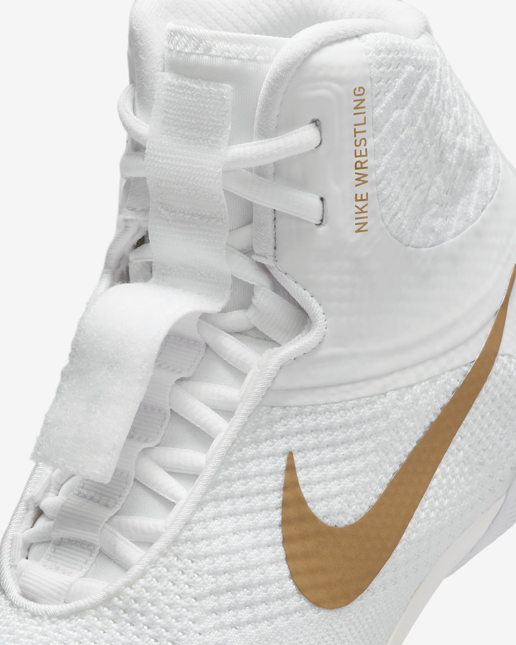 Борцовки Nike Tawa Wrestling Shoes White Metallic Gold где купить