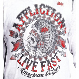 Лонгслив Affliction AC Stampede Long Sleeve Shirt, Фото № 4