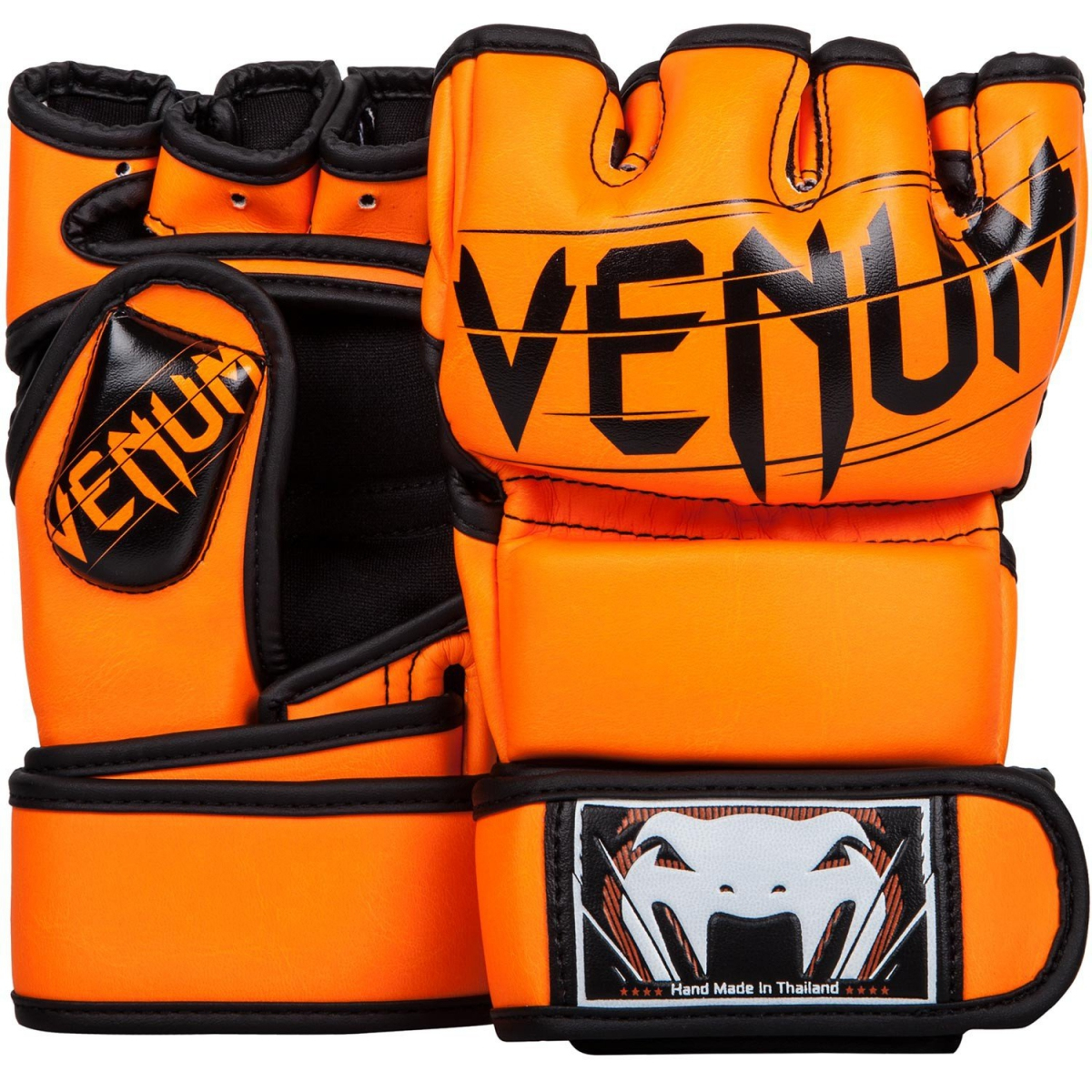 Перчатки Venum Undisputed 2.0 MMA Gloves - Semi Leather Orange
