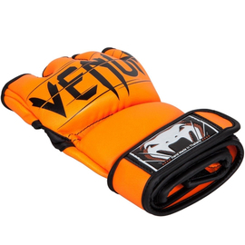 Перчатки Venum Undisputed 2.0 MMA Gloves - Semi Leather Orange, Фото № 3