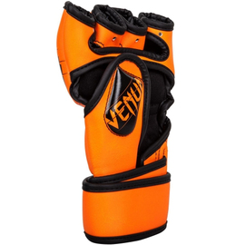 Перчатки Venum Undisputed 2.0 MMA Gloves - Semi Leather Orange, Фото № 4