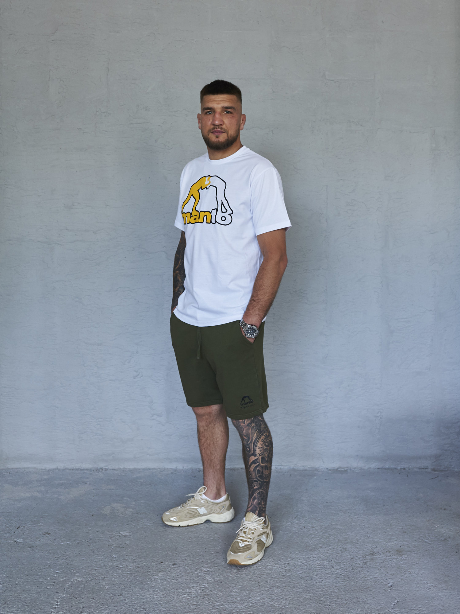 Шорти MANTO Cotton Shorts Fight Co Khaki купити