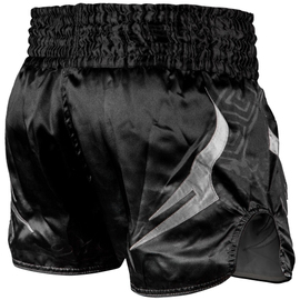 Шорты для тайского бокса Venum Gladiator 3.0 Muay Thai Shorts Black Black, Фото № 2
