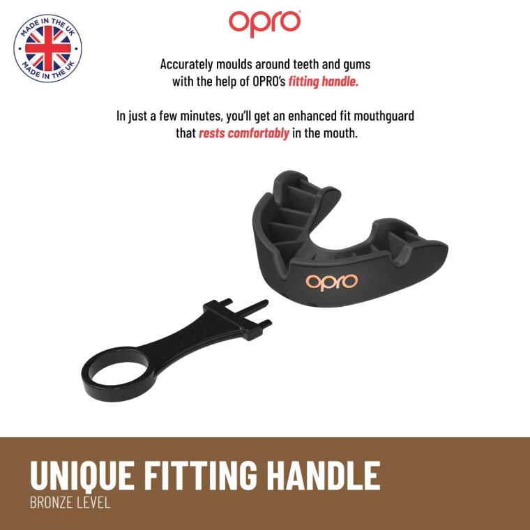 Mouthguard OPRO Self-Fit GEN5 Bronze Level White photo