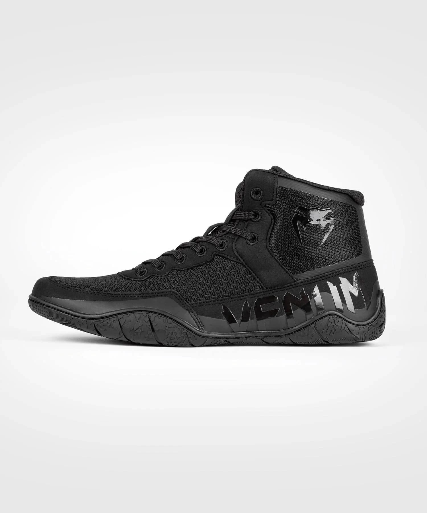 Борцовки Venum Elite Wrestling Shoes Black Black купить