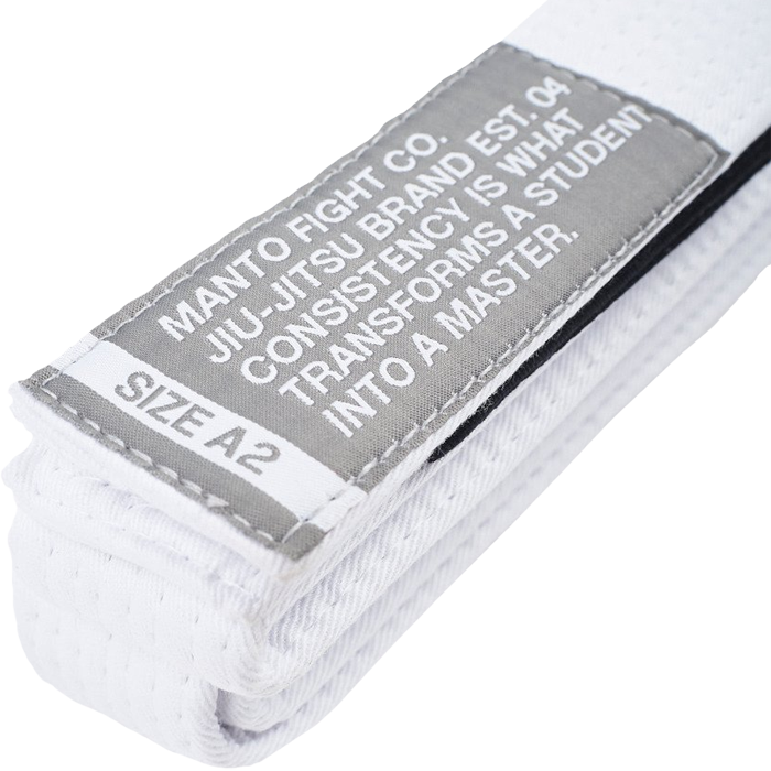 Kimono belt MANTO MOTTO BJJ Belt White buy