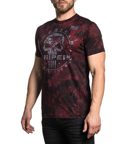 Футболка Affliction CK Cover Fire T-Shirt фото