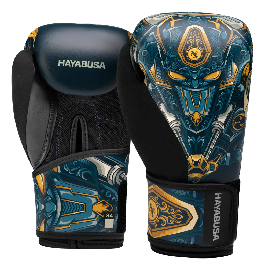 Боксерские перчатки для детей Hayabusa S4 Youth Epic Boxing Gloves Blue Robot