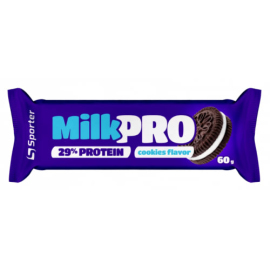 Батончик Sporter MILK PRO 29% protein 60 г - печиво 