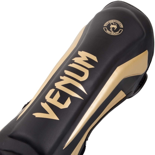 Защита голени Venum Elite Standup Shinguards Black Gold купить