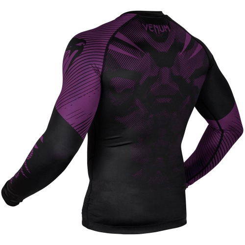 Venum NoGi 2.0 Rashguard Long Sleeves Black Purple photo