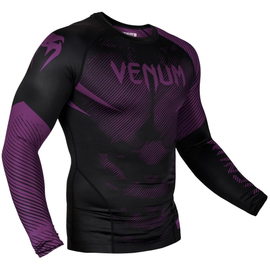 Рашгард Venum NoGi 2.0 Rashguard Long Sleeves Black Purple, Фото № 3
