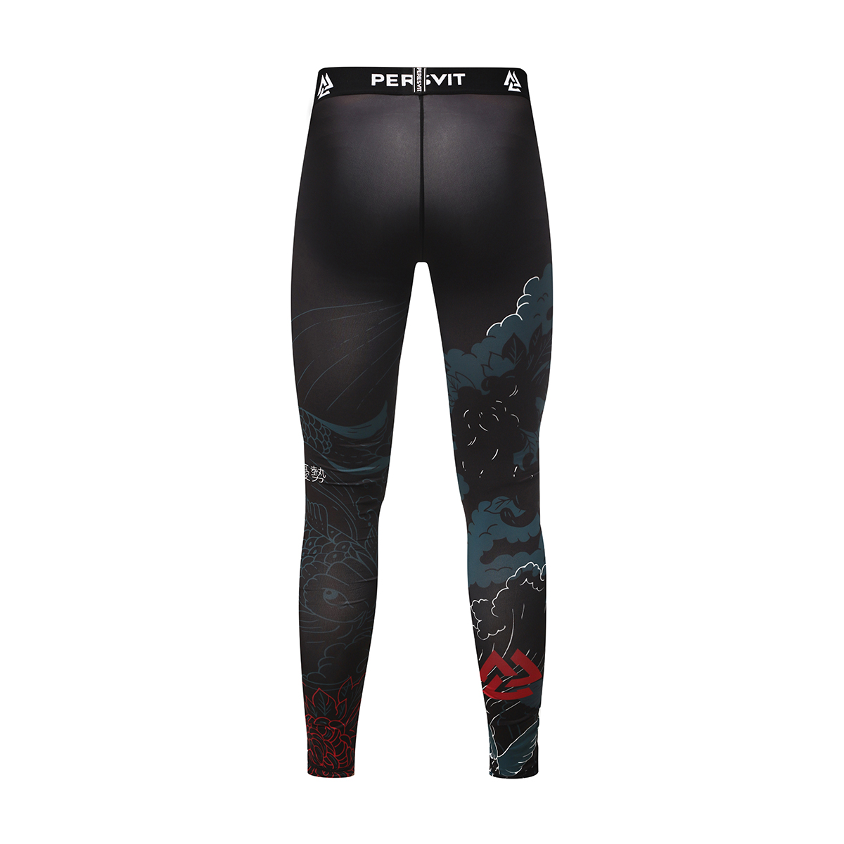 Compression pants Peresvit Koi MMA Leggins Blue Orange Red buy
