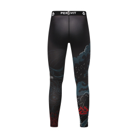 Компресійні штани Peresvit Koi MMA Leggins Blue Orange Red, Фото № 2