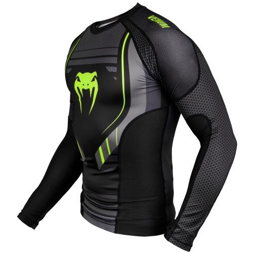 Рашгард Venum Technical 2.0 Rashguards Long Black Yellow ціна