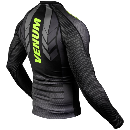 Рашгард Venum Technical 2.0 Rashguards Long Black Yellow фото