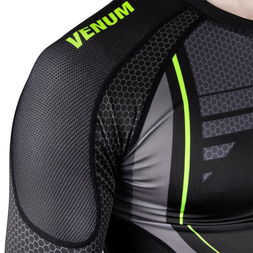 Рашгард Venum Technical 2.0 Rashguards Long Black Yellow оригінал