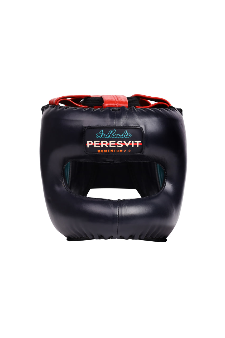 Боксерський шолом Peresvit Momentum 2.0 Leather Armor Plating Headgear Deep Blue
