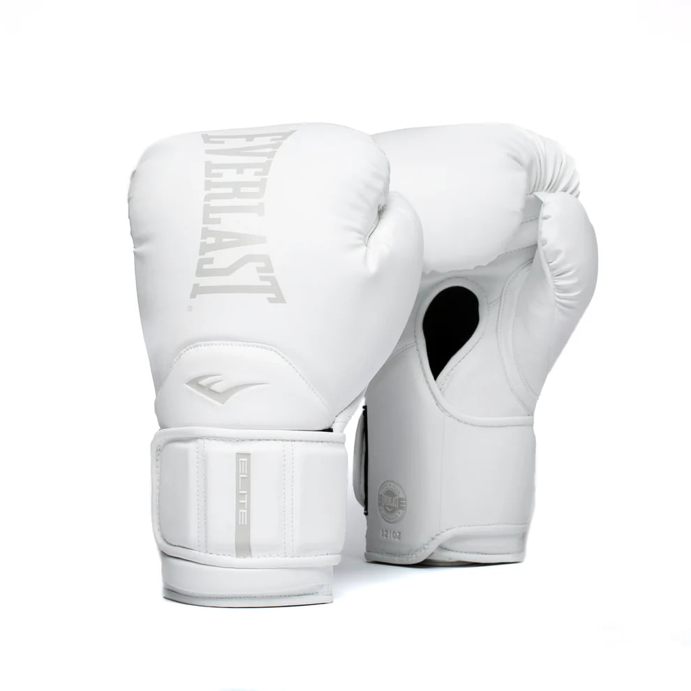 Боксерські рукавиці Everlast Elite 2 Hook & Loop Pro Boxing Gloves White