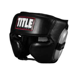 Боксерский шлем TITLE Platinum Premier Training Headgear 2.0 Black