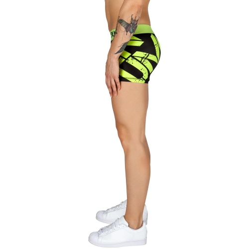 Sports shorts for women Venum Power Shorts Black Yellow photo