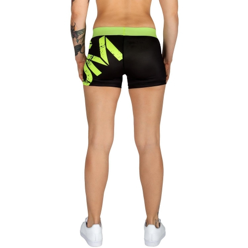 Sports shorts for women Venum Power Shorts Black Yellow buy