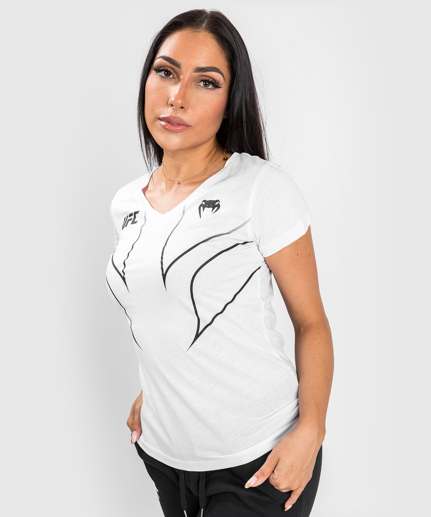 Женская футболка Venum UFC Fight Night 2.0 Womens T-shirt White купить