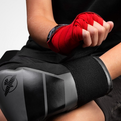 Боксерські рукавиці для дітей Hayabusa S4 Youth Boxing Gloves Charcoal ціна
