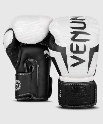 Venum Elite White Camo boxing gloves buy