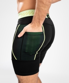 Компресійні шорти Venum Fusion 2.0 Men’s Vale Tudo Black Yellow оригінал