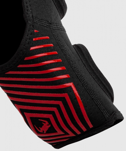Защита ног Venum Kontact Evo Shinguards Black Red цена