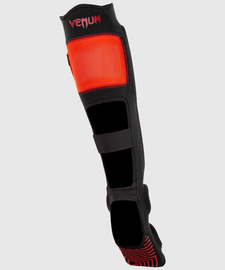 Защита ног Venum Kontact Evo Shinguards Black Red, Фото № 2