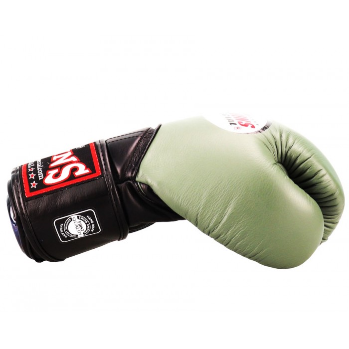 Боксерские перчатки Twins Boxing Gloves BGVL11 Olive Black цена