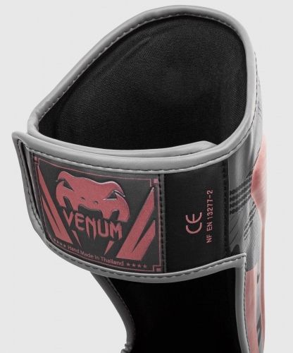 Venum Elite Standup Shinguards Black Pink Gold ankle protection buy