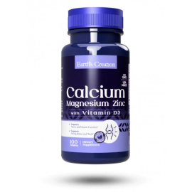 Вітаміни Earth‘s Creation Calcium, Magnesium, Zinc + Vit D3 - 100 таб